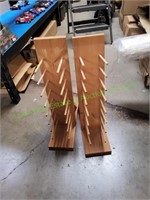(2) Small Wood Displays w/ Wood Pegs