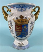 Macau Made King of England Handled Urn