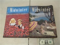 Lot of 2 1950's LA Times MIDWINTER Magazines