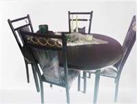 Table and Chairs with Extension Leaf