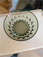 Vintage Hazel Atlas Green glass bowl