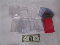 Lot of Card Supplies Top loaders, clear card