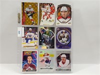 9 Hockey Insert Cards