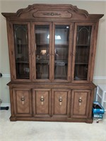 China cabinet lighted 64Wx20Dx82H