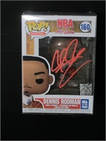 Dennis Rodman signed Funko Pop Figure COA