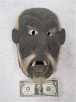 Vintage Handmade Male Mask - Exterior Possibly