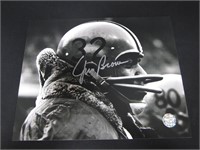 Jim Brown signed 8x10 photo COA