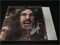 Ted Nugent signed record album COA