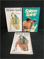 Vintage Cigarette Advertising Signs, Salem, Slims