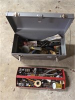 Craftsman metal toolbox and contents