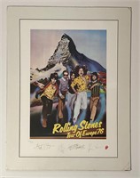 Rolling Stones Tour of Europe `76 Litho Poster