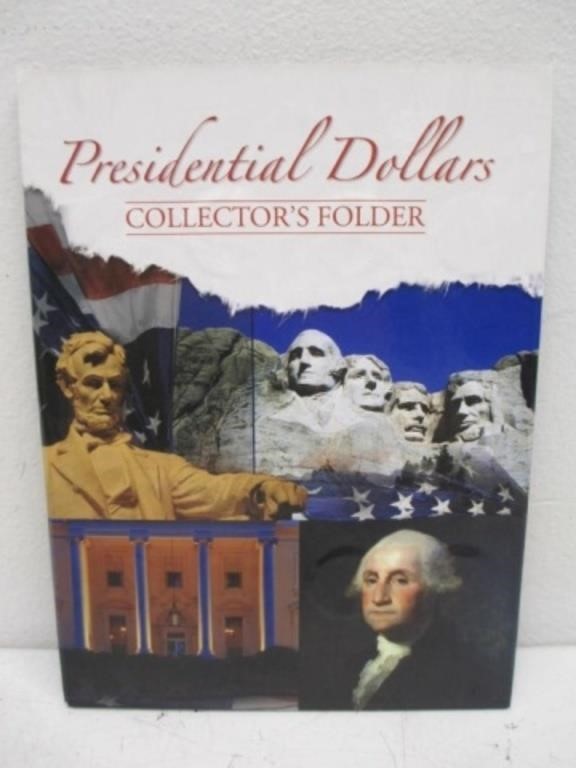 Presidential Dollars Collector's Folder w/ 32 $1