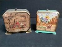 Early Roy Rogers & Showboat Alarm Clocks