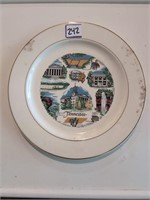 Vintage Knowles USA TN collectible plate