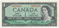 1954 Canada $1 Bank Note