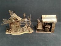 Vintage Brass Musical Country Displays