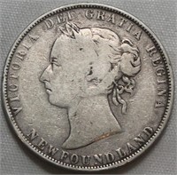 Canada Newfoundland 50 Cents 1899 Narrow 9