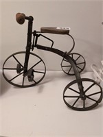 Metal tricycle decor