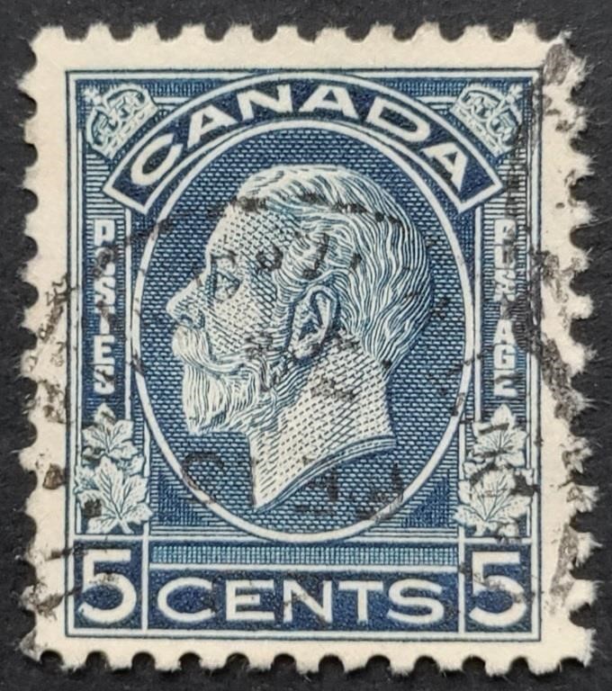 Canada 1932 George V "Medallion" Stamp 5 Cents #19