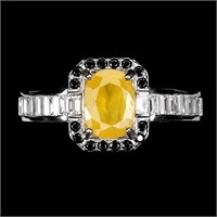 Heated Yellow Sapphire Spinel Simulated Cz Gemston