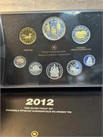 2012 Fine Silver Proof Set  - .9999 over 2ozt
