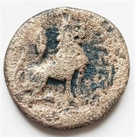 Lysimacheia 309-220BC Ancient Greek coin 19mm
