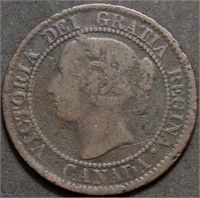 Canada Large Cent 1859 Narrow 9