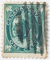 Canada 1897 Queen Victoria 1 Cent Stamp #67