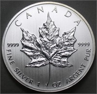 Canada $5 2012 Silver Maple Leaf Bullion