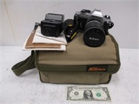 Vintage Nikon FG Camera w/ 36-72mm Lens &