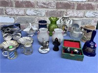 BOX LOT: ASSORTED HOME DÉCOR - VASES, BELL,