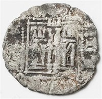 Castille & Leon, Alfonso X 1252-1284 BI Obol coin