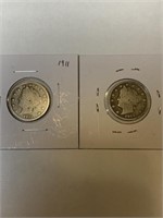 US Liberty Nickels