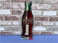 VINTAGE TIN COCA-COLA ADVERTISING SIGN WITH