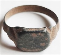 Crusades 11th-14th AD bronze Ring US#6