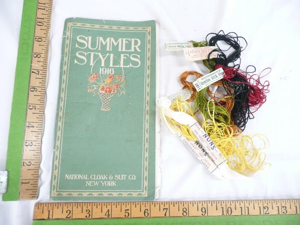 1916 Summer Styles & Colorful Silk Floss