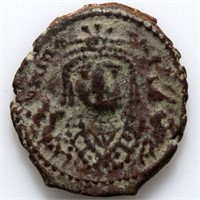 Byzantine coin AE-decanummium Maurice Tiberius-Ant