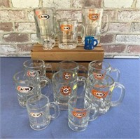 (2 BXS) SELECTION OF ASSORTED A&W ROOTBEER MUGS,
