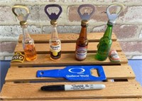 SELECTION OF ASSORTED BOTTLE OPENERS, 5 PCS