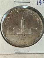 1939 Silver Dollar - EF+
