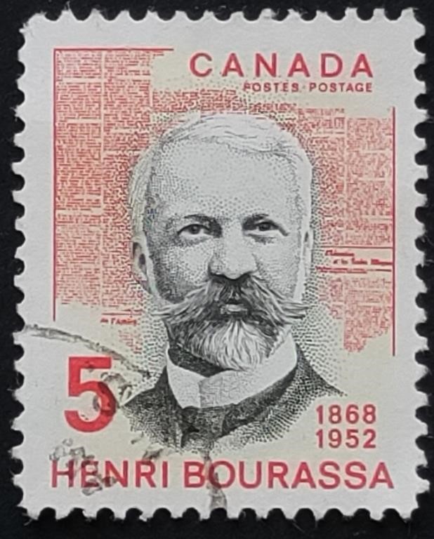 Canada 1868-1952 HENRI BOURASSA 5 Cents Stamp #485