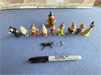 SELECTION OF ASSORTED SMALL TOY FIGURINES- SNOW