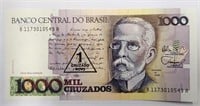 Brazil 1000 Mil Cruzados Bank Note