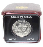 1970 PL Canadian Manitoba Dollar in Case