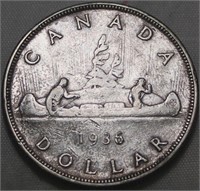 Canada Silver Dollar 1936