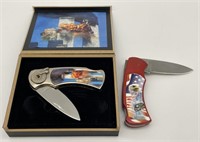 Lot Of USA Commemorative Folding Knives /