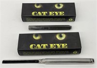 (2) Cat Eye Folding Knife In Box
Sold times the