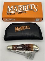 Marbles MR111 Founders Folding Axe Knife In Box
