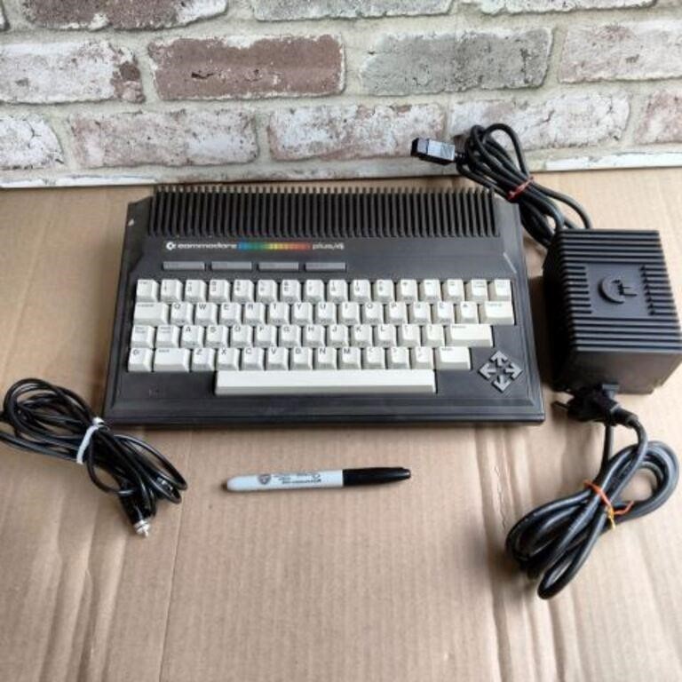 VINTAGE COMMODORE PLUS/4 WITH POWER CORDS