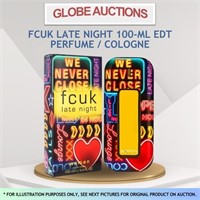 FCUK LATE NIGHT 100-ML EDT PERFUME / COLOGNE